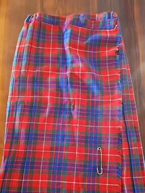 Red Plaid Wrap Skirt - Classic Tartan Women’s Skirt